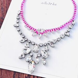 Stella & Dot Neon Dream Statement Necklace